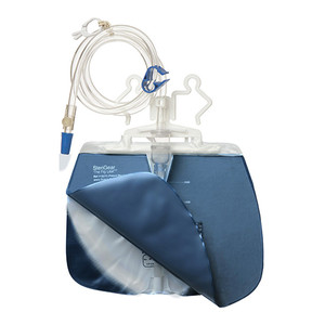 DRAINAGE BAGS W/ANTI REFLUX DRIP CHAMBER DISCREET COVER 2000ML DISP LF FIG LEAF LITE (30/CS) [SG10273]