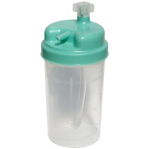 OXYGEN HUMIDIFICATION RESERVOIR BOTTLES EMPTY 6PSI 12LPM 500ML DISP LF SUNSET (50/CS) [781-RES050]