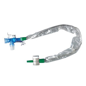 KITS/TRAYS SUCTION TRACH CLOSED SYSTEM DUAL ELBOW 24HR 12FR 21.3IN KIMVENT (20/CS) [018-216]