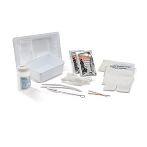 KITS/TRAYS TRACHEOSTOMY CARE 2 COMPARTMENT REMV TRAY NITRILE 2GLV DISP LF ST W/PLASTIC FORSEPS ARGYLE (20/CS) [150-47835]
