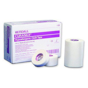 TAPES SURGICAL CLOTH/SILK LF NS 1IN X 10YD CURASILK (12RL/BX 10BX/CS) [150-7138C]