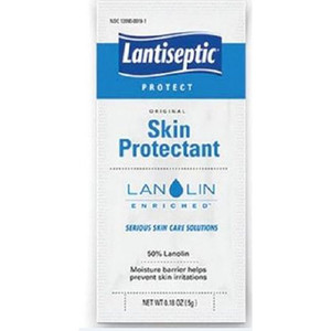 *USE - 100-FE81 or 500-BC02A* BARRIERS SKIN CREAM W/LANOLIN 0.18OZ / 5GM PKT LANTISEPTIC MADE USA (144PKT/BX 2BX/CS) [450-0304]