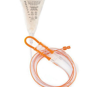 ENTERAL FEEDING BAG 100ML W/PREATTACHED ENFIT CONNECTOR INFINITY ORANGE (30/CS) [464-INF0100-E]