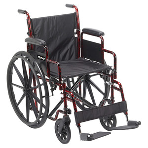 WHEELCHAIR 18IN DET DESK ARMS 300LB CAP RETAIL BOX REBEL (EA) [482-RTLREB18DDA-SF]