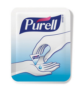 SANITIZERS HAND ETHYL ALCOHOL GEL 70% SINGLE USE 1.2ML PACKETS PURELL ADVANCED (2000PK/CS) [GJ9620-2M]