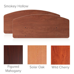 BEDS BARIATRIC HEADBOARD OR FOOTBOARD SCULPTURED 38IN FIGURED MAHOGANY F/600-BED4,7 (EA) [600-BEDHF-SM]