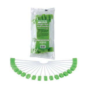 SWAB TOOTHETTES W/DENTIFICE SINGLE USE SAGE (20/PK 50PK/CS) [156-6076-PK]