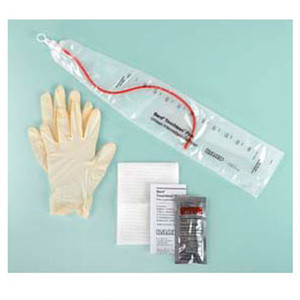 KITS/TRAYS URETHRAL CATHETERS DISP ST INTERMITTENT RED RUBBER LATEX TOUCHLESS PLUS 14FR 16IN BARDIA (50/CS) [BU4A5044]