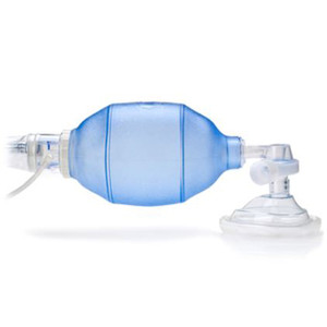 RESUSCITATORS MANUAL PULMONARY (MPR) AMBU ADULT DISP FOLDABLE W/MASK & BAG W/FLOW DIVERTER PEEP VALVE (6/CS) [088-5387]