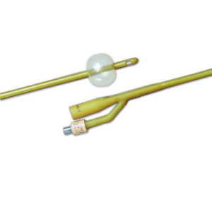 CATHETERS FOLEY 2 WAY DISP ST LATEX 18FR 30CC LUBRICATH BARDEX (12/CS) [BU0166L18]