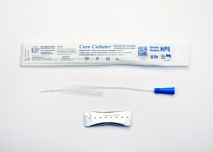 CATHETERS URETHRAL DISP ST INTERMITTENT PVC STRAIGHT TIP LF HYDROPHILIC COATED PEDIATRIC 14FR 10IN W/O BPA DEHP (30/BX 10BX/CS) [500-UCH14F]
