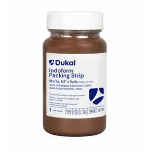 PACKING STRIPS IODOFORM ST .25IN X 5YD BTL (12/CS) [060-270]