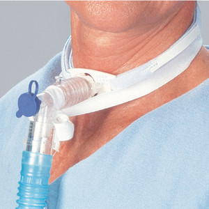 TRACHEOSTOMY TUBE TIES HOLDERS SOFT FOAM COLLAR VELCRO LF 1-PC 9-14IN MD POSEY (12/BX) [141-8196M]