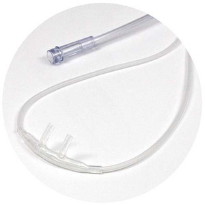 CANNULAS OXYGEN NASAL SOFT TIP ADULT CLEAR CRIMP RESIST W/ 4FT TUBING (50/CS) [400-C04S]