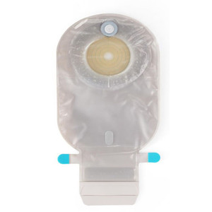 OSTOMY PCH 2PC DRAIN CUT-TO-FIT KIT 3/8IN-2 1/8IN MAXI W/FILTER FLAT TRANS BLUE SENSURA MIO (5/BX) [046-21008]