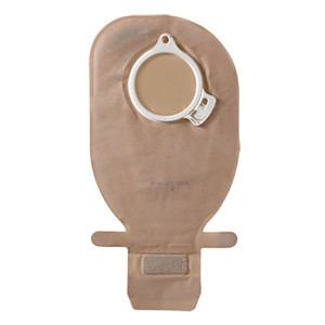 OSTOMY PCH 2PC DRAIN 10 1/4IN MIDI GRAPHIC BLUE W/EASICLOSE ASSURA (10/BX 10BX/CS) [046-13966]