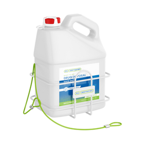 DRUG DISPOSAL SYSTEM WALL MOUNT BRACKET W/GAL RX DESTROYER PRO SERIES ONLY (EA) [741-RX128-WM]