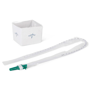 KITS/TRAYS SUCTION TRACH OPEN CATHETERS W/DIRECTIONAL VALVE SLEEVED WHISTLE TIP GRAD MARKING W/ CUP DISP ST 14FR (50/CS) [122-DYND40702FH]