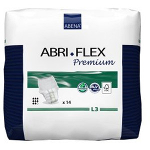 BRIEFS PULL UPS ADULT MAX ABS DISP LF 40-56IN LG WHITE ABRI-FLEX (14/PK 6PK/CS) [770-41088]