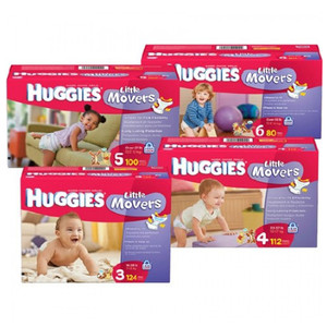 BRIEFS DIAPERS BABY DISP LF SIZE 5 FITS 27+LBS WHITE HUGGIES (19/PK 4PK/CS) [KC49680]