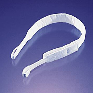 TRACHEOSTOMY TUBE TIES HOLDERS SOFT FOAM COLLAR VELCRO LF 2-PC FITS UP TO 18IN SHILEY LEGACY (10/BX) [109-TTH]