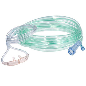 CAPNOGRAPHY CANNULAS NASAL INFANT CLEAR MALE LUER LOCK W/7FT GAS SAMPLING LINE SUNMED (25/CS) [157-4700-7-7-25]