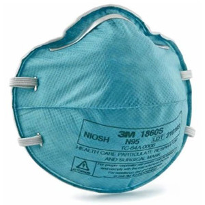 MASKS N95 PARTICULATE RESPIRATOR TB SM 3M (20/BX 6BX/CS) [3M1860S]