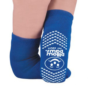 *USE - 149-1099* SLIPPERS TERRY TREADS W/O SOLE BARIATRIC 3XL BLUE (48PR/CS) [600-SL15]