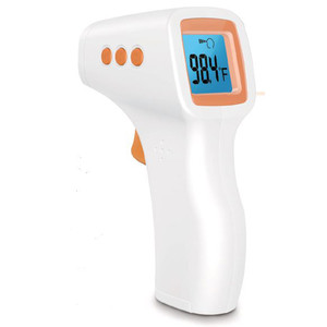 THERMOMETER UNIT FOREHEAD NON CONTACT INFRARED INSTANT 1 SECOND GUN STYLE W/AAA BATTERIES 24MN WTY (40/CS) [500-TH103]