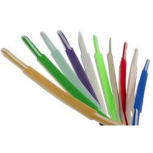 TRACHEOSTOMY TUBE TIES HOLDERS SOFT FOAM COLLAR VELCRO LF 1-PC FITS UP TO 17IN RAINBOW TIES BOLD COLORS (10/BG) [507-301PRBC]