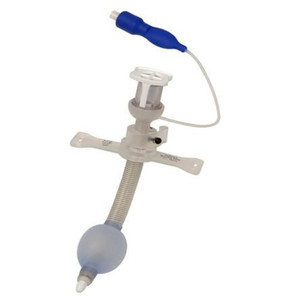 TRACHEOSTOMY TUBE MID-RNGE HYPERFLEX NECK FLANGE LF SZ 8.0MM AIRE-CUF PORTEX-BIVONA (EA) [168-75HA80]