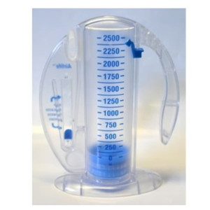 OXYGEN SPIROMETERS LUNG VOLUME EXERCISER 2500ML W/O DEHP LF AIRLIFE (12/CS) [304-001904A]