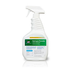 CLEANERS DISINFECTANT HARD SURFACE GERMICIDAL HYDROGEN PEROXIDE 32OZ SPRAY CLOROX (9/CS) [CLO30828]