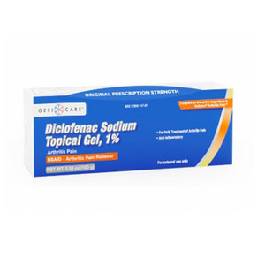 ANALGESICS PAIN RELIEF GEL ARTHRITIS 1% DICLOFENAC SOD 4OZ / 100GM GENERIC VOLTAREN (24/CS) [PH814]