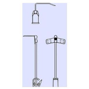 IV INFUSION SET Y SITE HUBER 22GA X 3/4IN 9IN TUBING (12/CS) [500-50-2222]