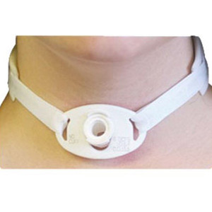 TRACHEOSTOMY TUBE TIES HOLDERS SOFT FOAM COLLAR VELCRO LF 2-PC 1IN FITS UP TO 21.5IN ADULT MARPAC (10/BX) [779-201D]