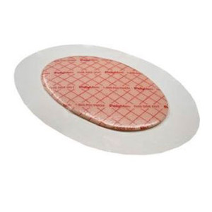 DRESSINGS SILICONE BORDER 3.5IN X 5IN OVAL ST POLYMEN (5/BX 5BX/CS) [140-2435]