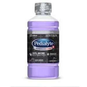 NUTRITIONALS PEDIALYTE ADVANCE CARE PLUS F/HYDRATION 33.81OZ BTL ICED GRAPE (4/CS) [154-66855-EA]