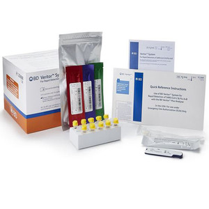 TEST SYSTEM KIT RAPID COVID SARS-COV-2 ANTIGEN FLU A-B INCLUDES 30 TEST DEVICES SAMPLING SWABS TUBES F/BD256066 BD VERITOR (30/BX 12BX/CS) [BD256088]