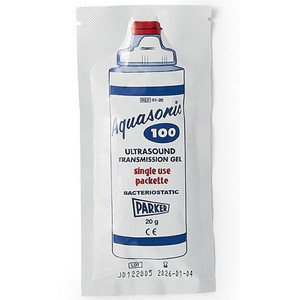 GELS ULTRASOUND 20GM PKT AQUASONIC (48PKT/BX) [500-UG20]