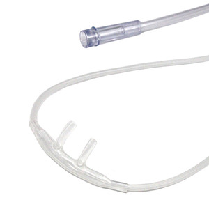 CANNULAS OXYGEN NASAL CURVED SOFT TIP ADULT CLEAR CRIMP RESIST W/25FT TUBING W/O DEHP LF COMPLIANCE SOLN (25/CS) [400-C25N-EA]