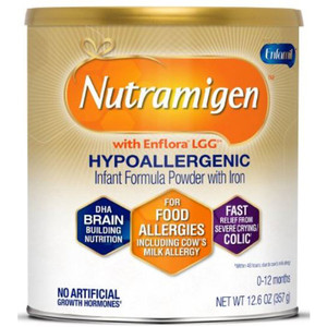 NUTRITIONALS NUTRAMIGEN F/INFANT MILK ALLERGY 12.6OZ PWD UNFLV (6/CS) [113-897302-CS]