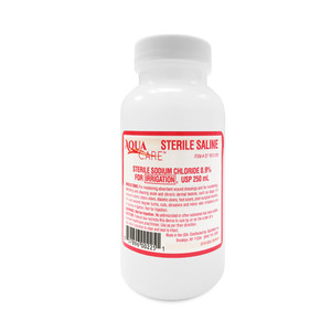 SOLUTIONS IRRIG 0.9% NACL/SALINE ST LIQ 250ML SCREW TOP BTL (24/CS) [500-SS250-CS]