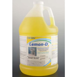 CLEANERS SANITIZER (EPA) DEODORIZER HARD SURFACE / FLOOR LEMON D3 1 GAL MADE USA (4GAL/CS) [500-ESD3HS-G4]