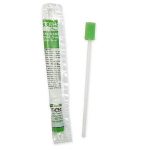 SWAB PETITE TOOTHETTES SYSTEM SINGLE USE UNTREATED FOAM TIP NS (200/BG) [156-6005UT]