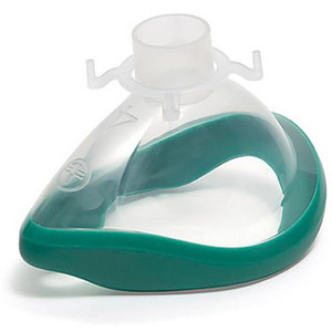 MASKS ANESTHETIC FACE ADULT MD SIZE 4 GREEN SEAL (35/BX) [525-7294000]