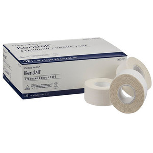 TAPES SURGICAL CLOTH/SILK LF NS 1IN X 10YD KENDALL (12RL/BX 12BX/CS) [150-2531C]