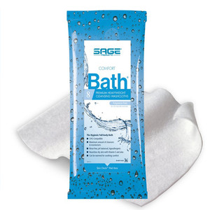 WIPES MOIST DISP HYPOALLERGENIC BATHING 8IN X 8IN LF W/ALOE & VITAMIN E (8/PK 44PK/CS) [156-7903]