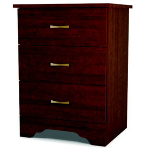 CABINET BEDSIDE 3 DRAWER GEORGETOWN SHAKER CHERRY READY SHIP (EA) [075-A31T-31-SC-RS]