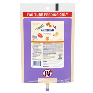 NUTRITIONALS COMPLEAT PEPTIDE 1.5 1000ML ULTRAPAK BAGS SPIKERIGHT UNFLV (6/CS) [160-43900617152]